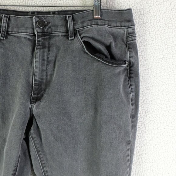 Mott & Bow Jeans Mens 36X34 Gray Slim Stretch Mid Rise Modern Charcoal - Picture 2 of 12